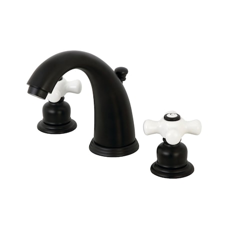Kingston Brass KB980PX Victorian 2-Handle 8" Widespread Bathroom Faucet, Matte Black KB980PX